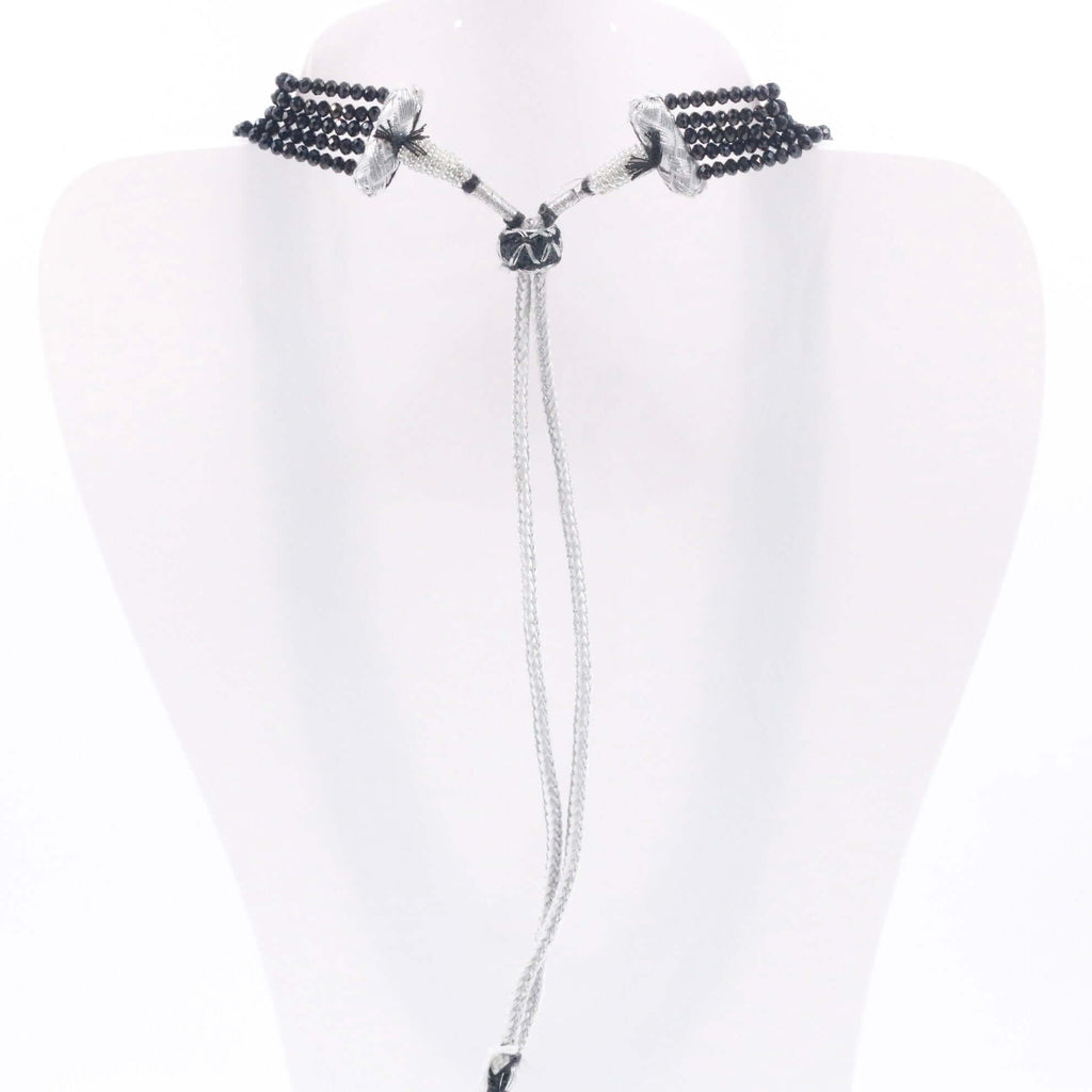 Black Spinel Necklace - Sarafa Style