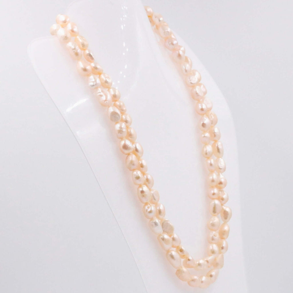 Unique Fresh Water Pearl Necklace with Multi Layered Strands