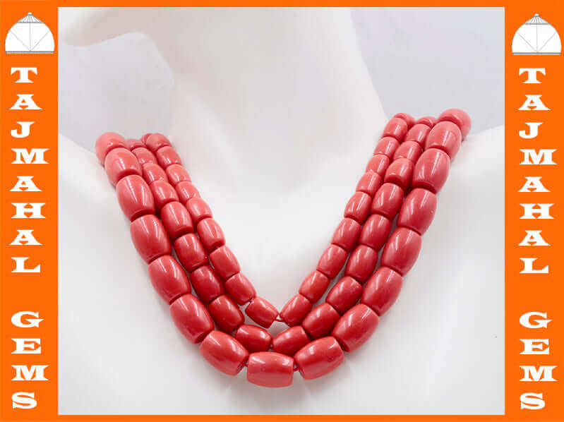 DIY Supplies: Handmade Jewelry with Vintage Red Coral Beads