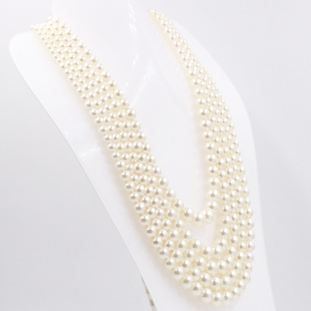 5 Stranded cream Pearl Necklace