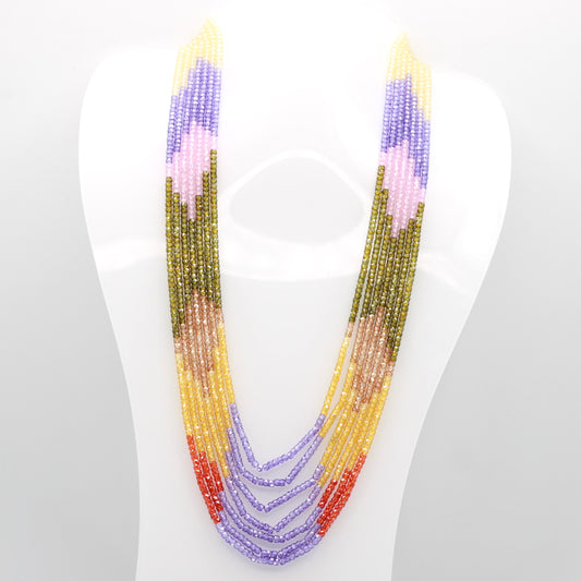 Multi Color CZ Necklace