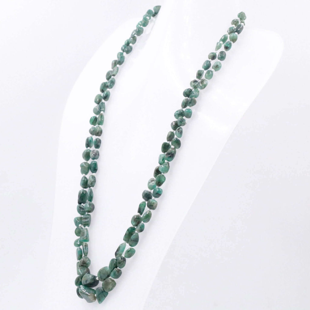 Perfect Jewelry for Daily Outfit - Natural Emerald Nugget Necklace
