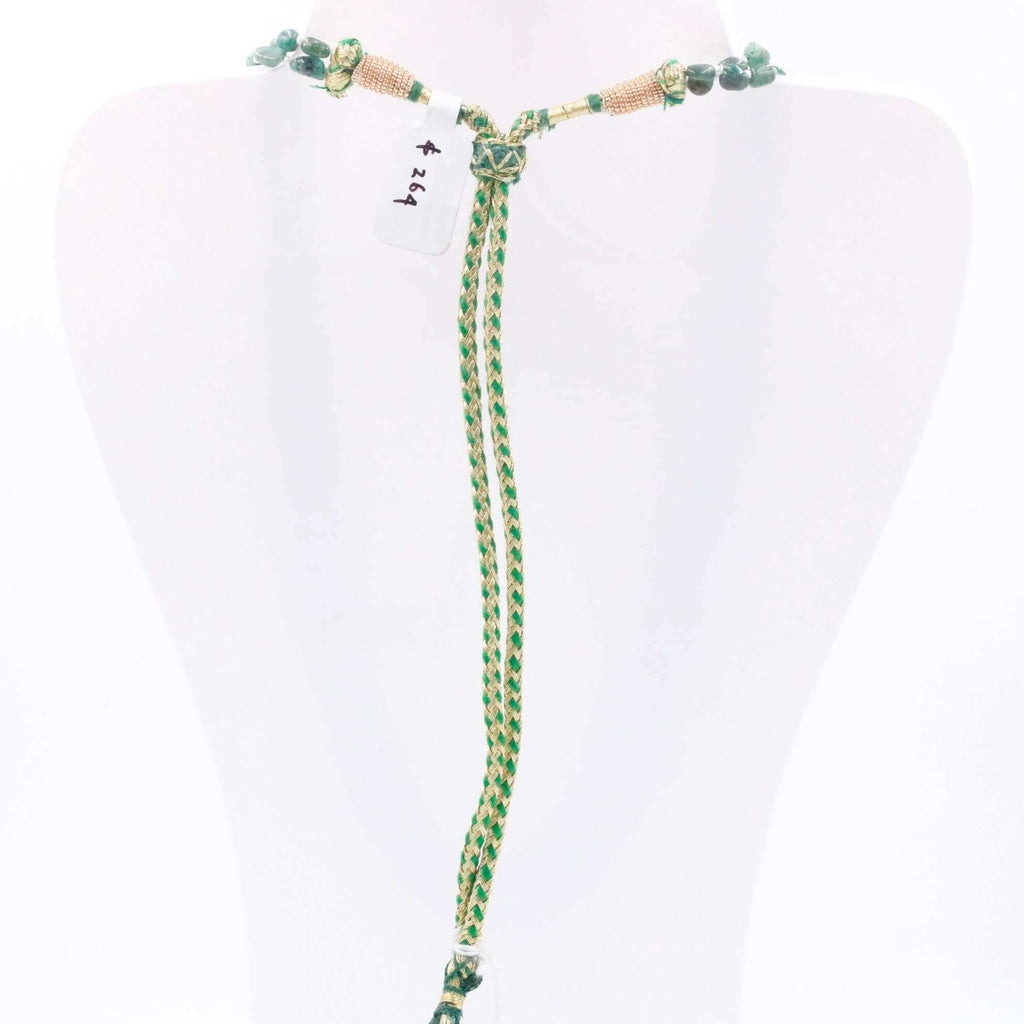 Natural Emerald Nugget Jewelry - Indian Necklace Design