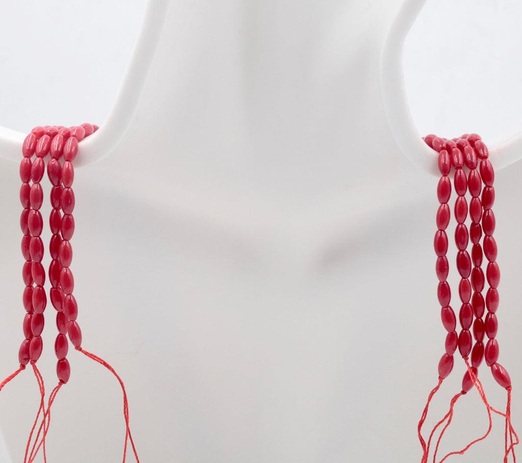 Vibrant Coral Beads Gemstone Strand