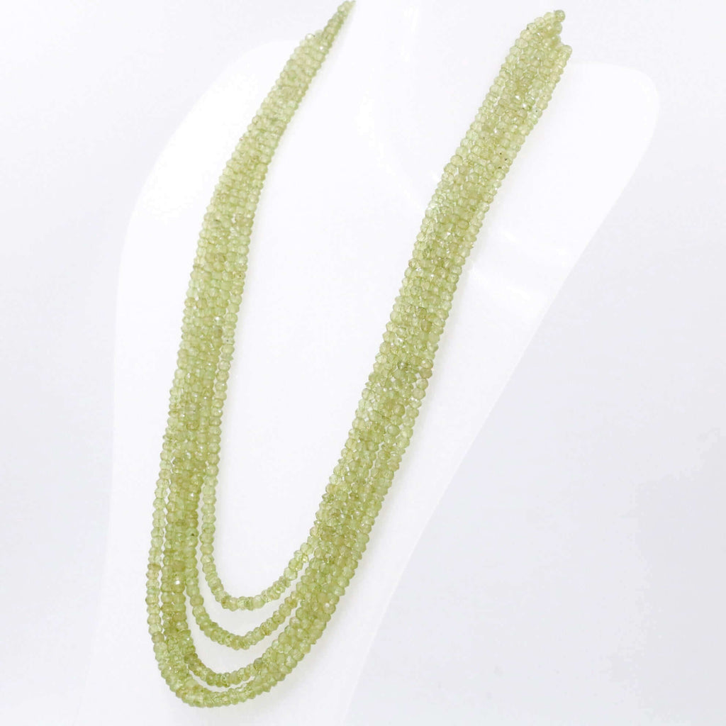 Natural Peridot Jewelry Necklace for Green Dress