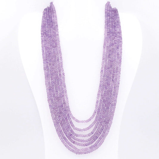 Amethyst Beaded Necklace - Taj Mahal Gems
