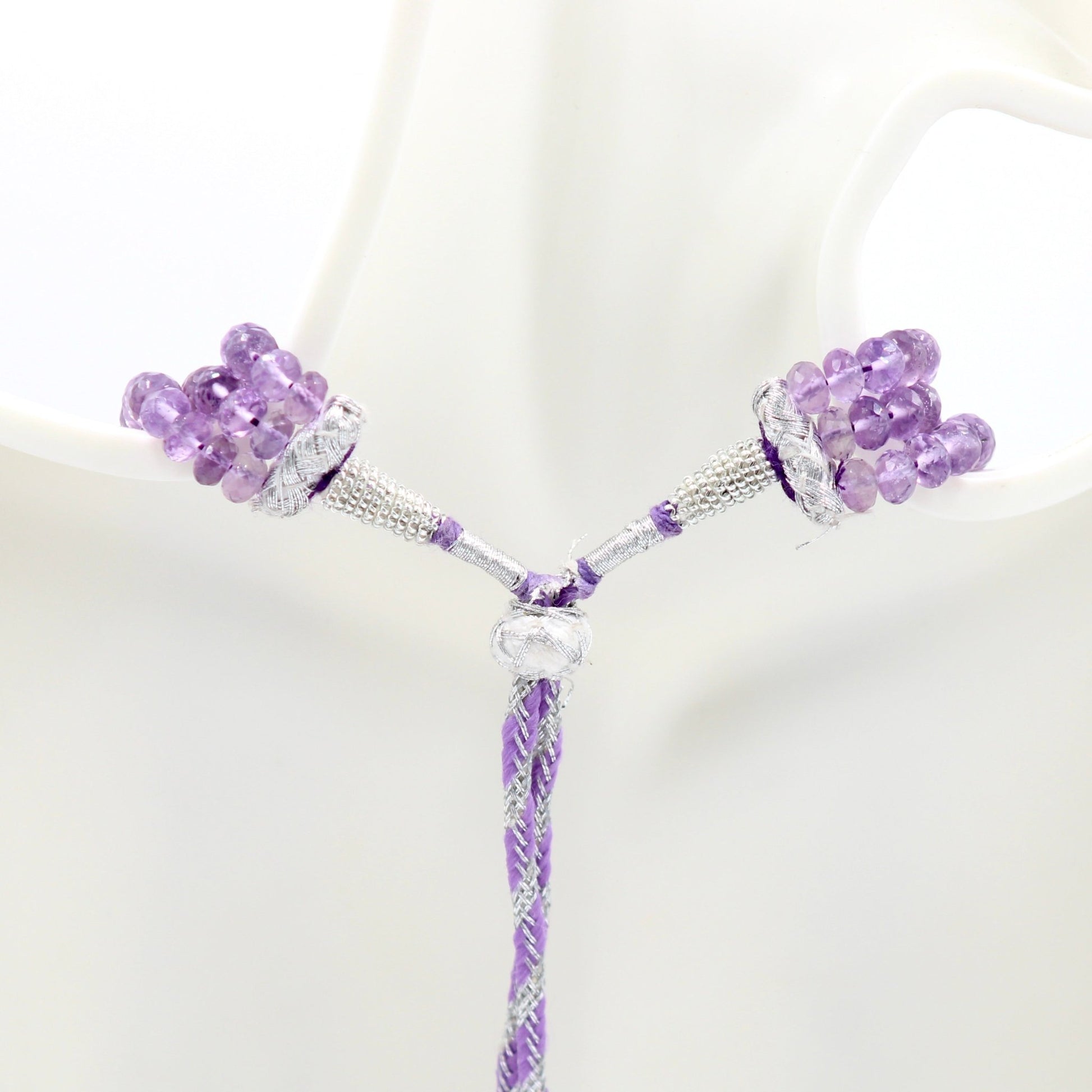 Amethyst Beaded Necklace - Taj Mahal Gems