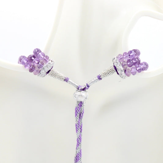 Amethyst Beaded Necklace - Taj Mahal Gems