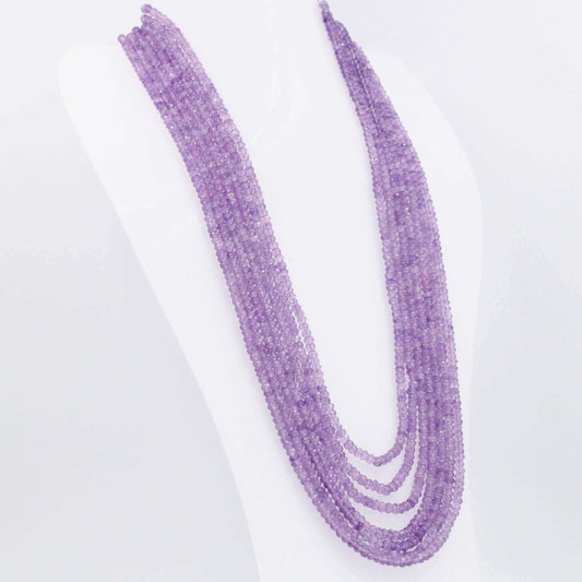 Amethyst Beaded Necklace - Taj Mahal Gems