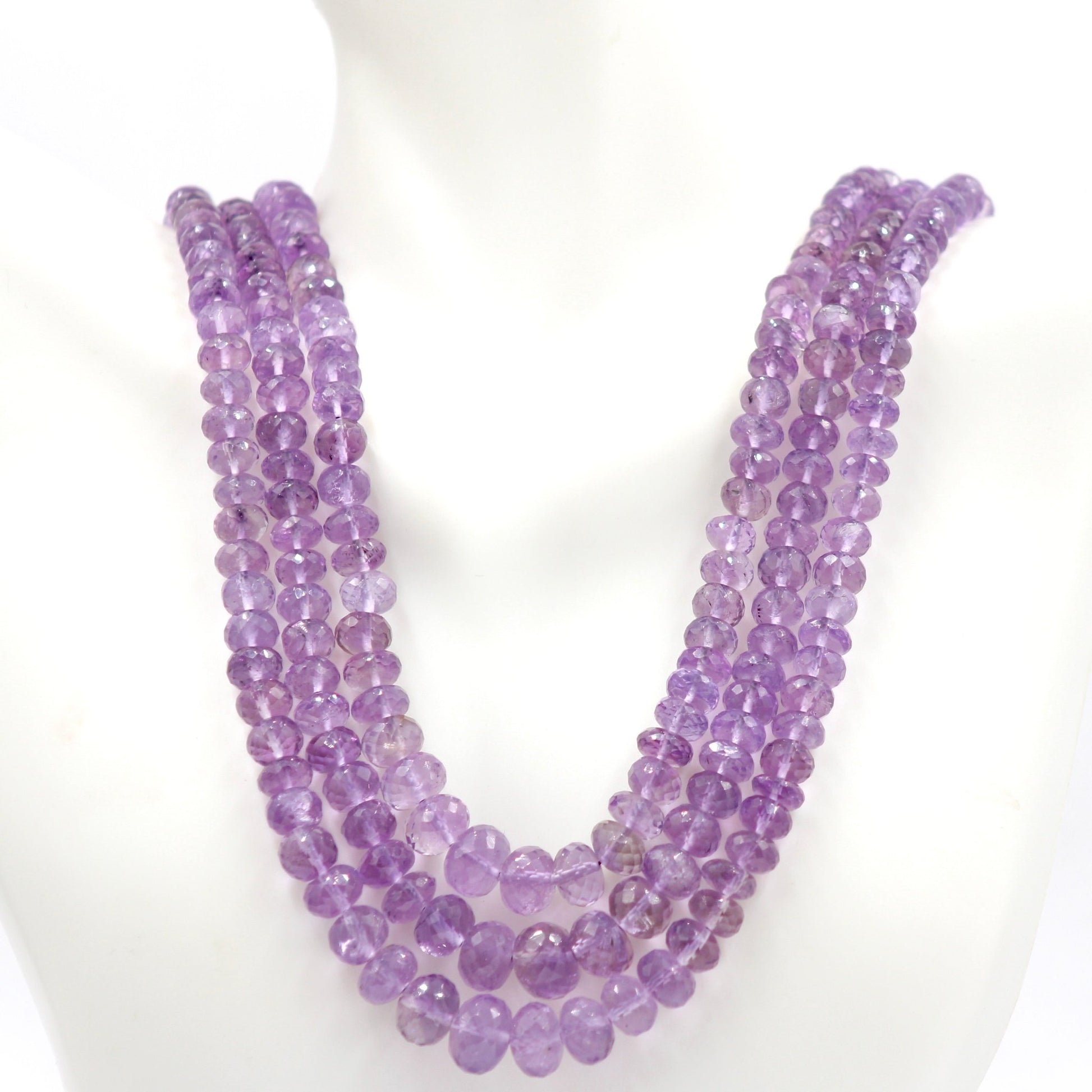Amethyst Beaded Necklace - Taj Mahal Gems