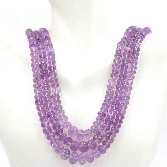 Amethyst Beaded Necklace - Taj Mahal Gems