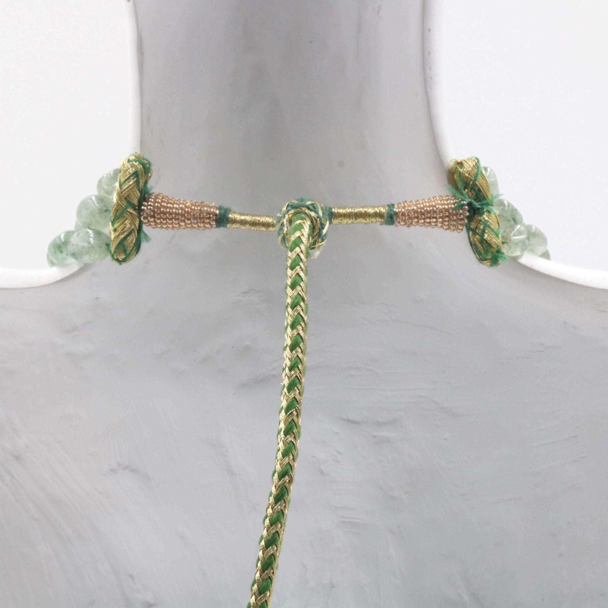 Aventurine Quartz 3 Strand Necklace - Taj Mahal Gems