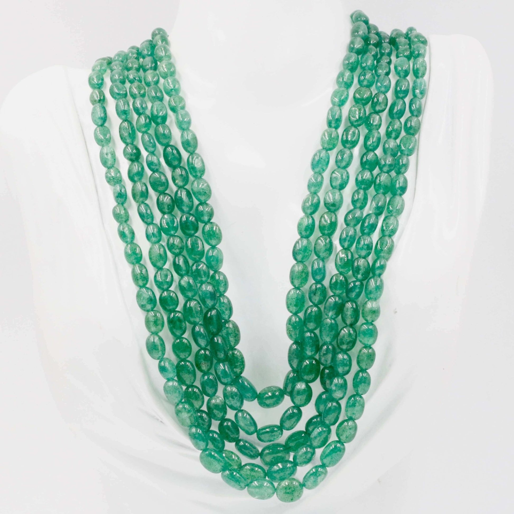 Aventurine Quartz Gemstone Necklace - Taj Mahal Gems