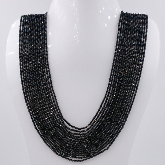 Black Spinel Necklace - Taj Mahal Gems