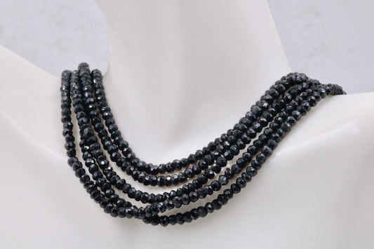 Black Spinel Sterling Silver Clasp - Taj Mahal Gems