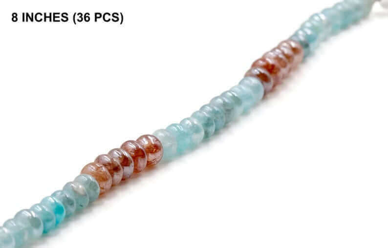 Blue Mystic Quartz Beads Strand - Taj Mahal Gems