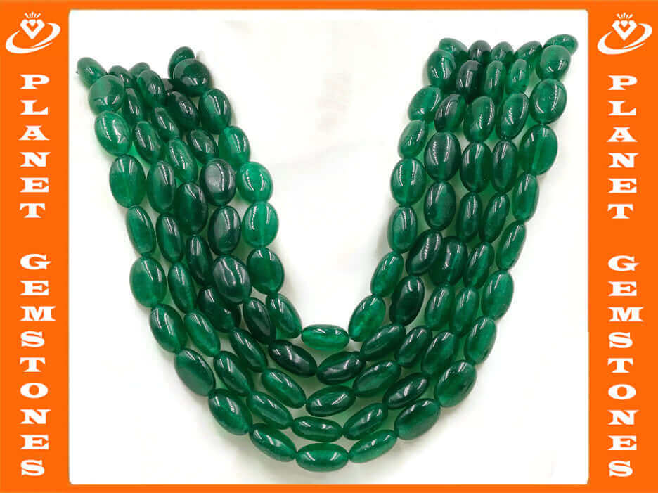 Green Quartz Beads: Natural Gemstone Beauty