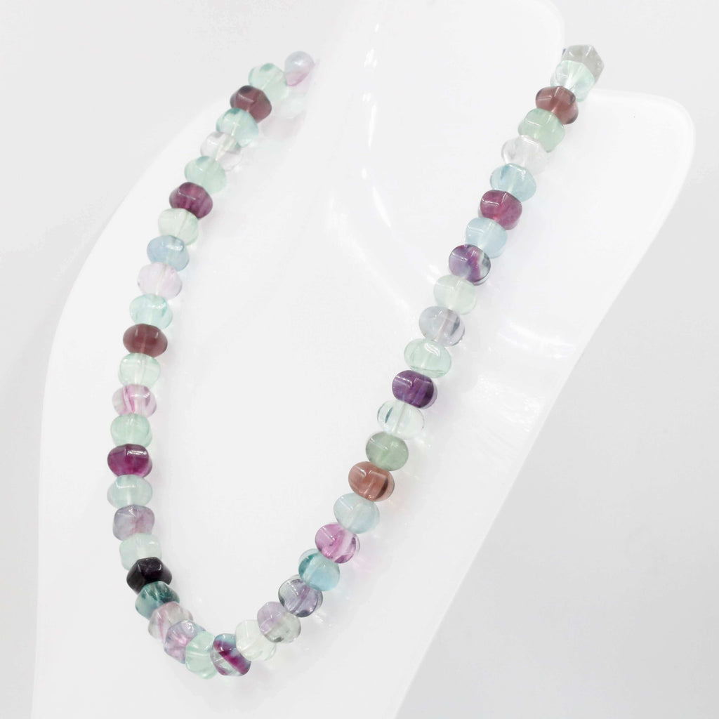 Colorful Crystal Necklace - Fluorite Indian Jewelry