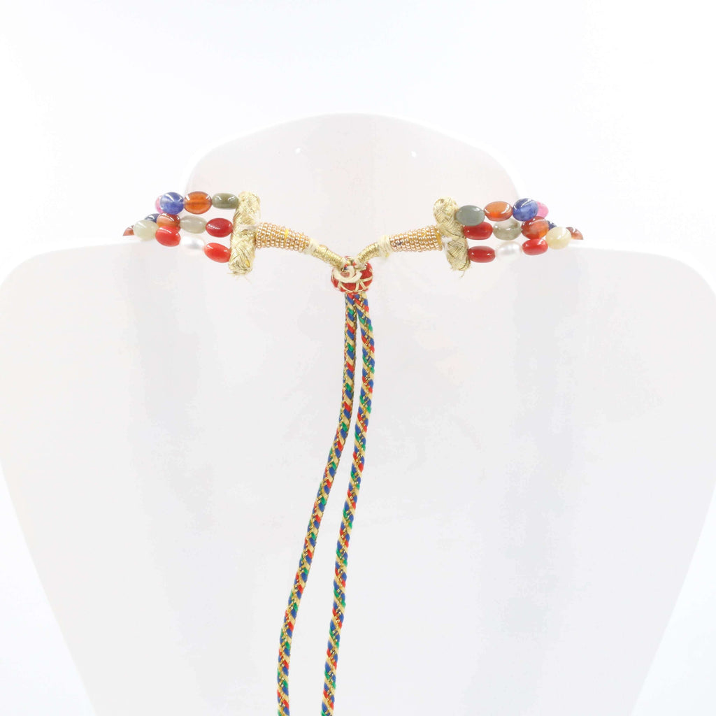 Navrathna Beads Necklace: Nine Gemstones Collection