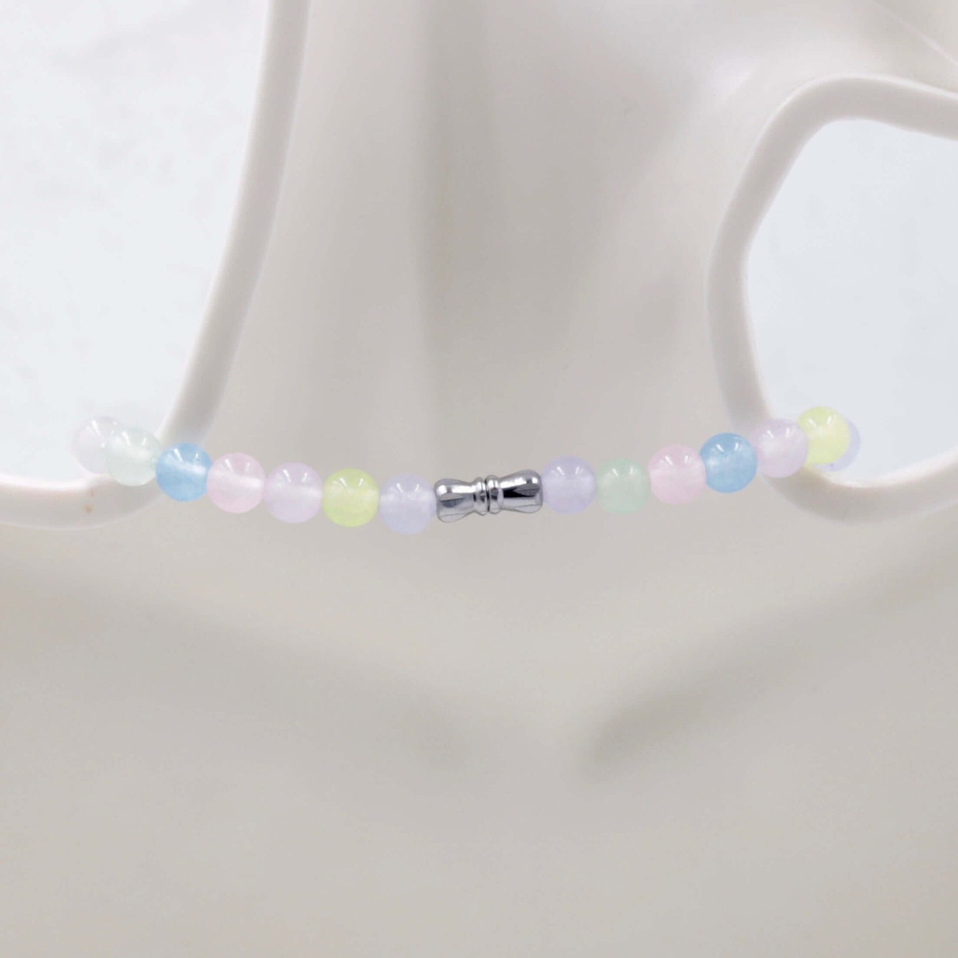 Colorful Quartzite Beaded Necklace - Taj Mahal Gems