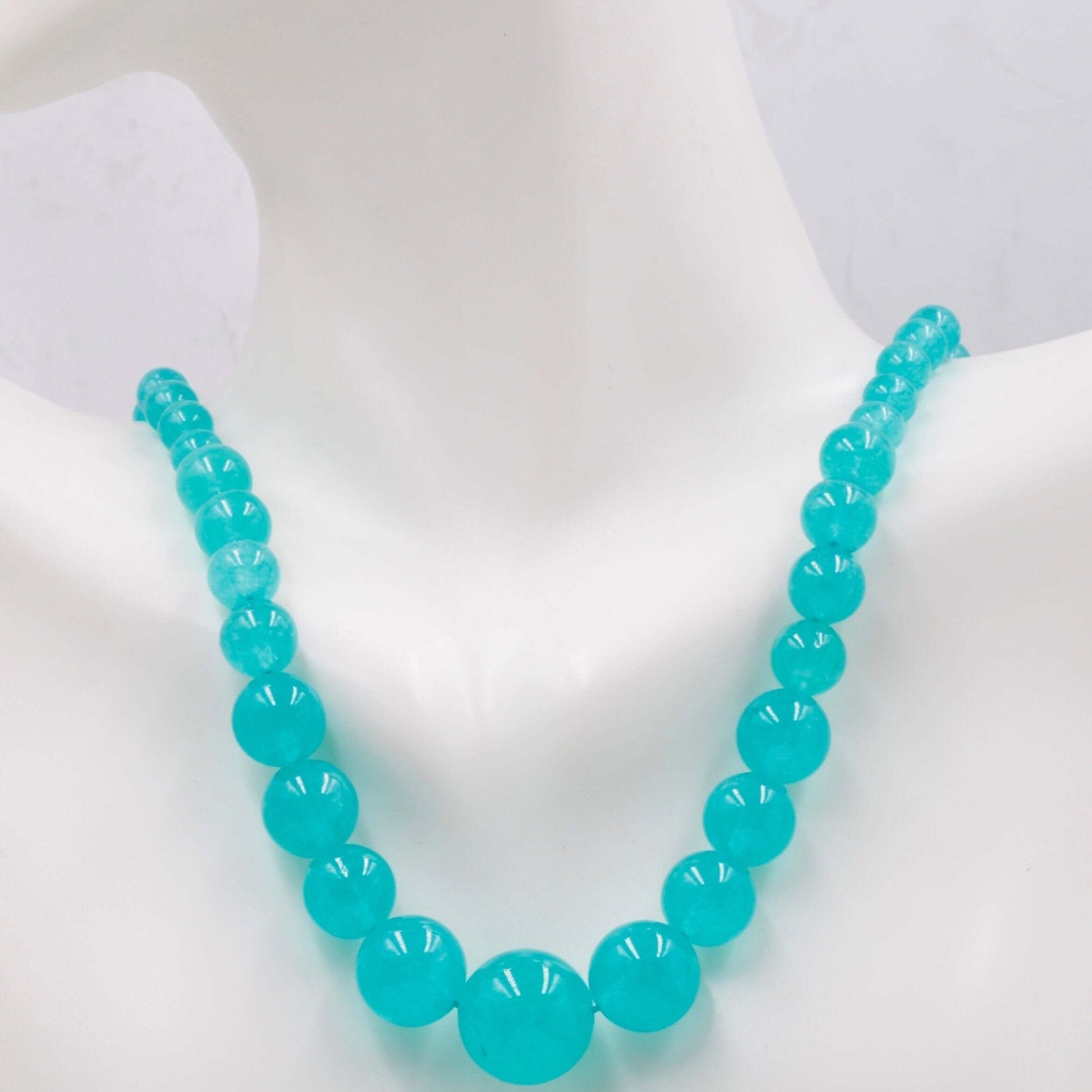 Colorful Quartzite Beaded Necklace - Taj Mahal Gems