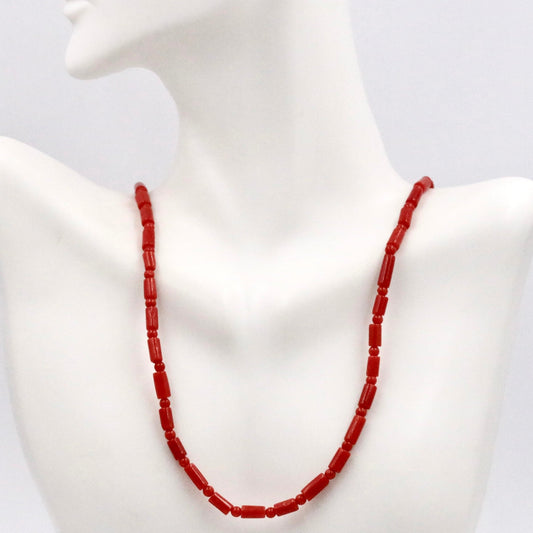 Coral Beaded Necklace - Taj Mahal Gems