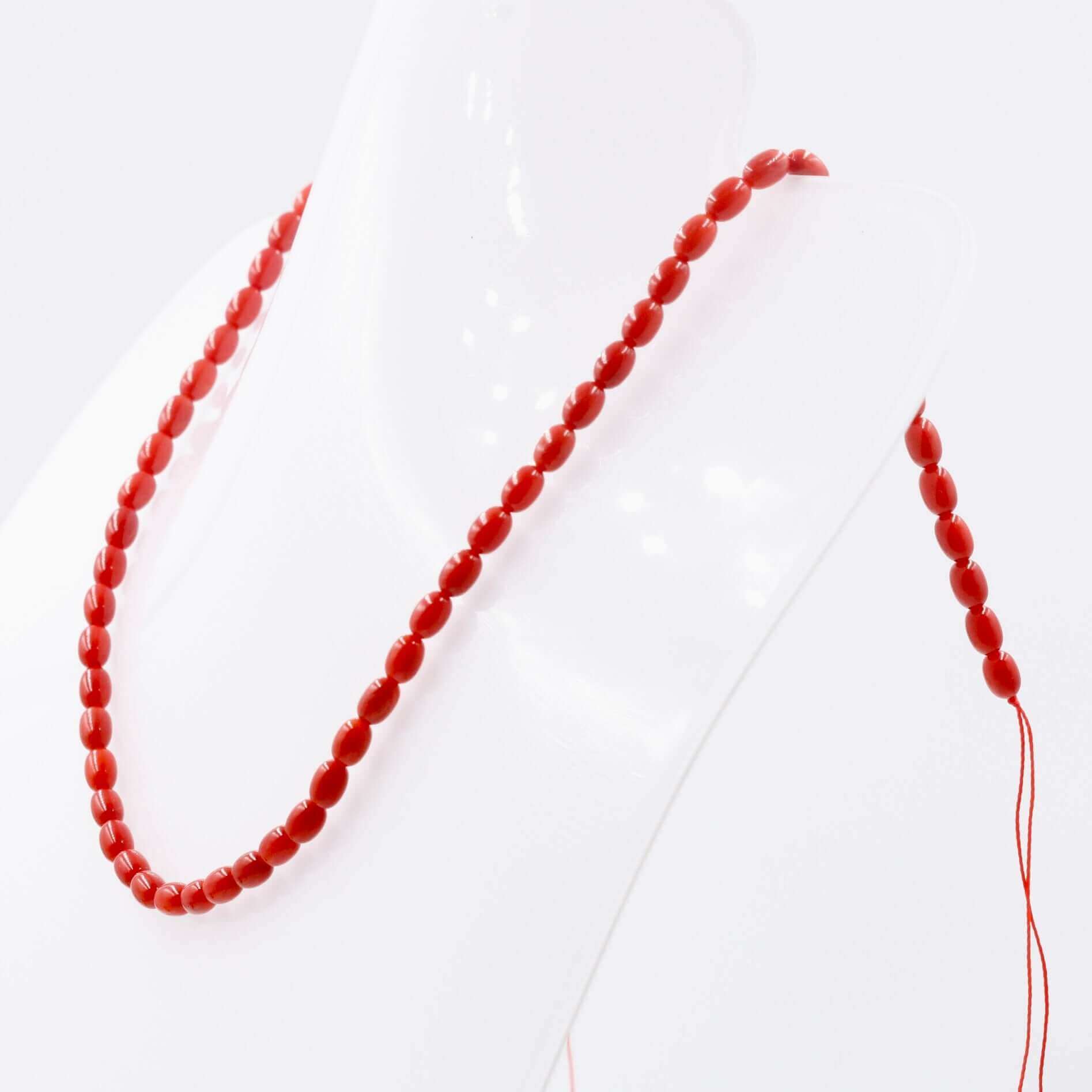Coral Beads Strand - Taj Mahal Gems
