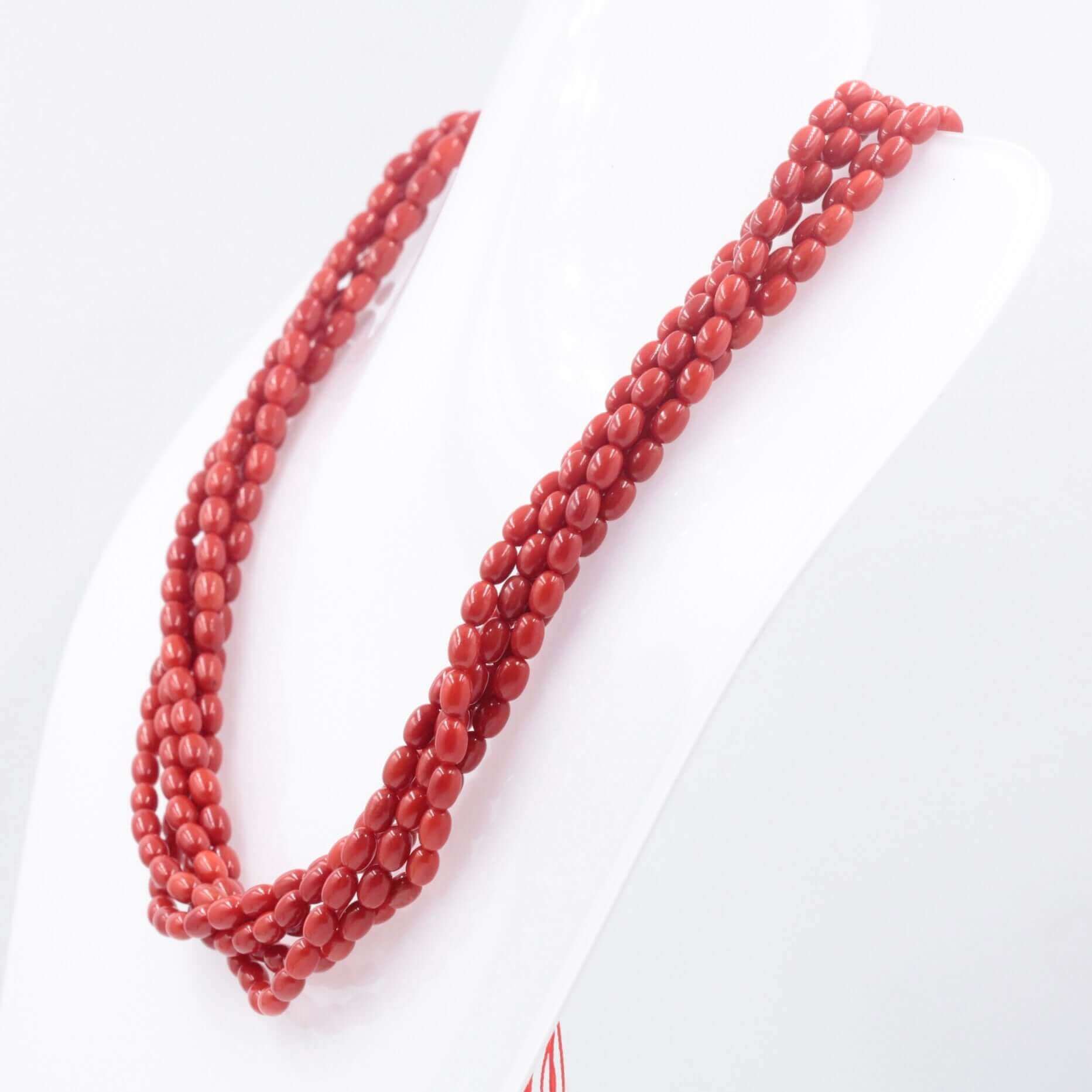Coral Beads Strand - Taj Mahal Gems
