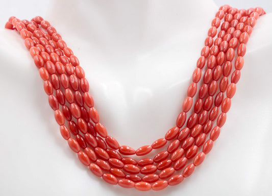 Coral Beads Strand - Taj Mahal Gems