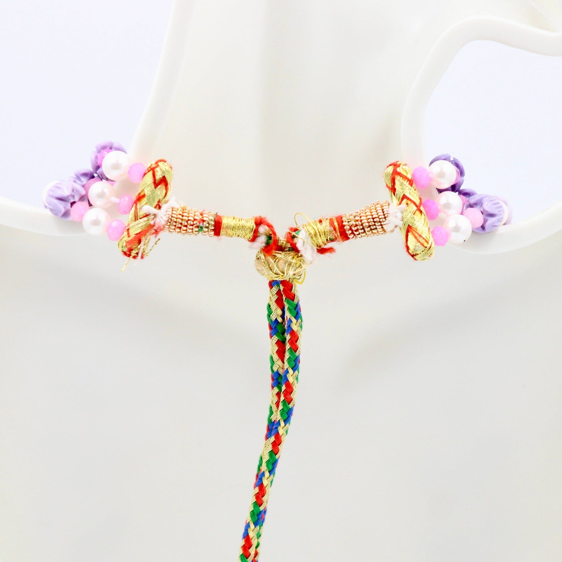 Coral Shell Pearl & Quartz Beaded Necklace - Taj Mahal Gems