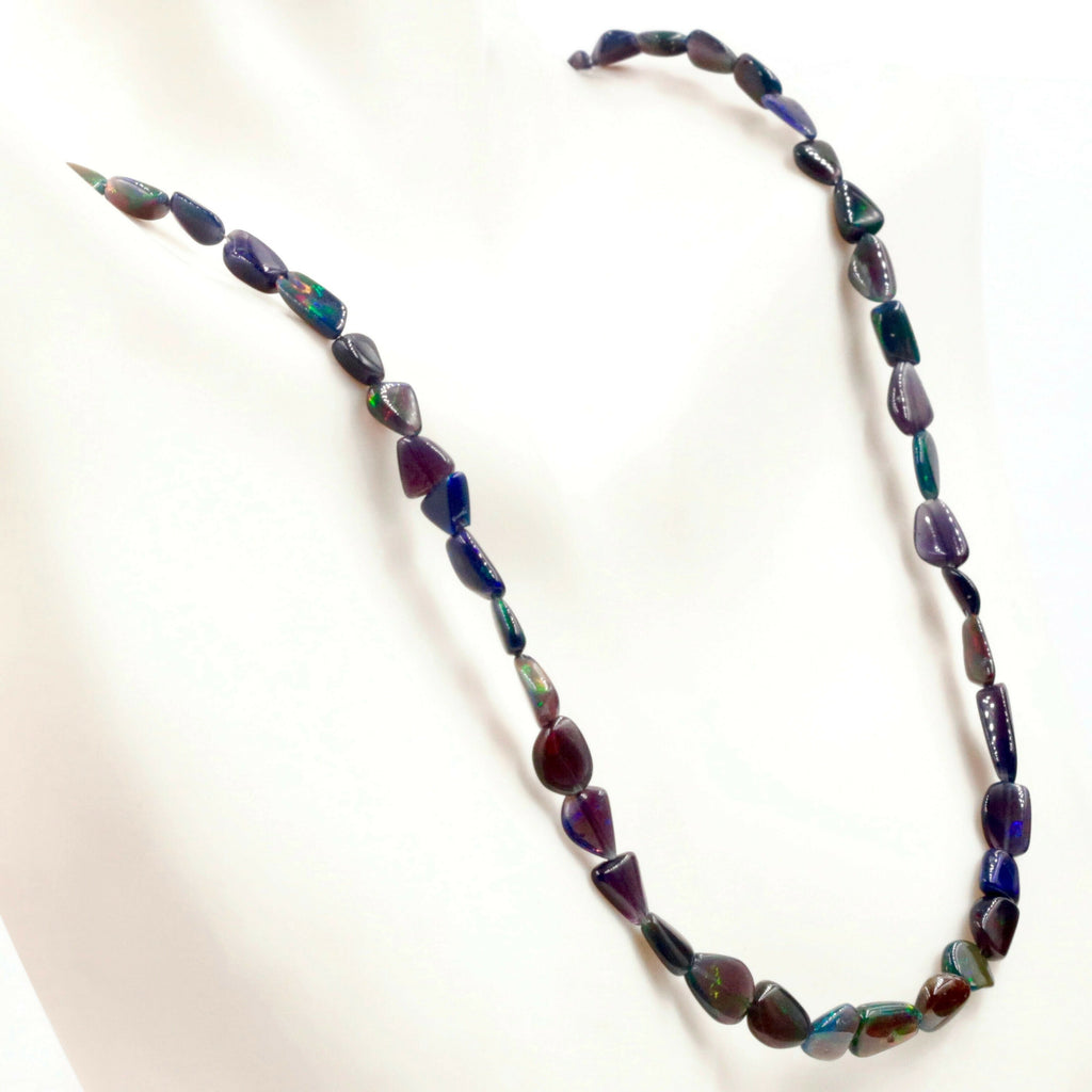 Natural Black Opal Strand 