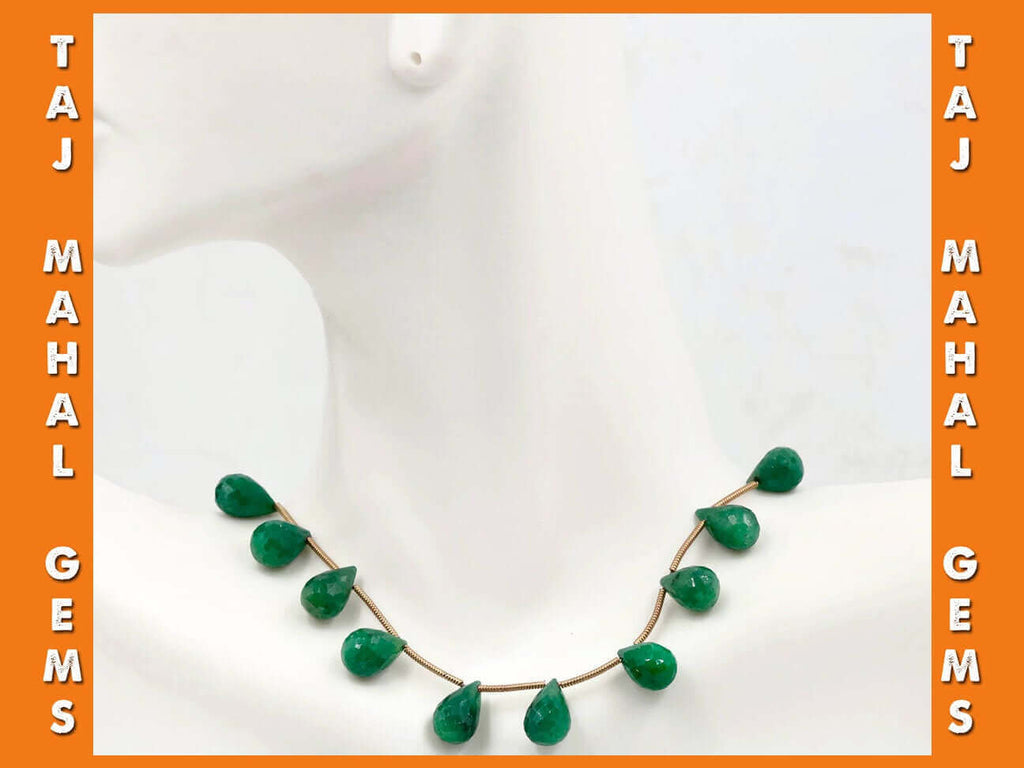 DIY Traditional Indian Necklace Design with Natural Emeralds