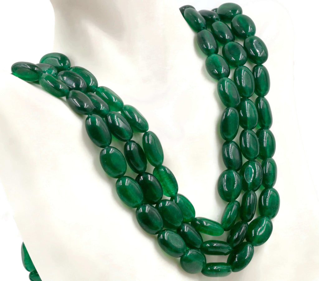 Quartz Gemstone Beads: Alluring Green Hues