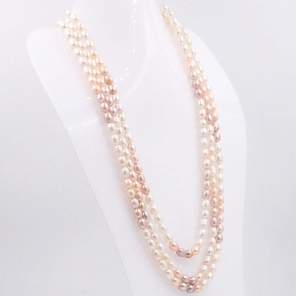 Freshwater Pearl Layers in Indian Necklace Jewelry