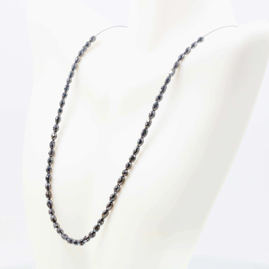 Natural Black Diamond Beads for Creative DIY Jewelry Crafting