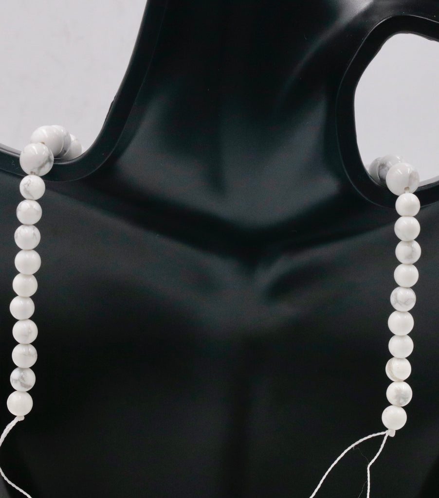 White Howlite necklace