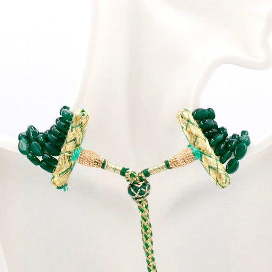 Emerald Green Quartz Beads - Taj Mahal Gems