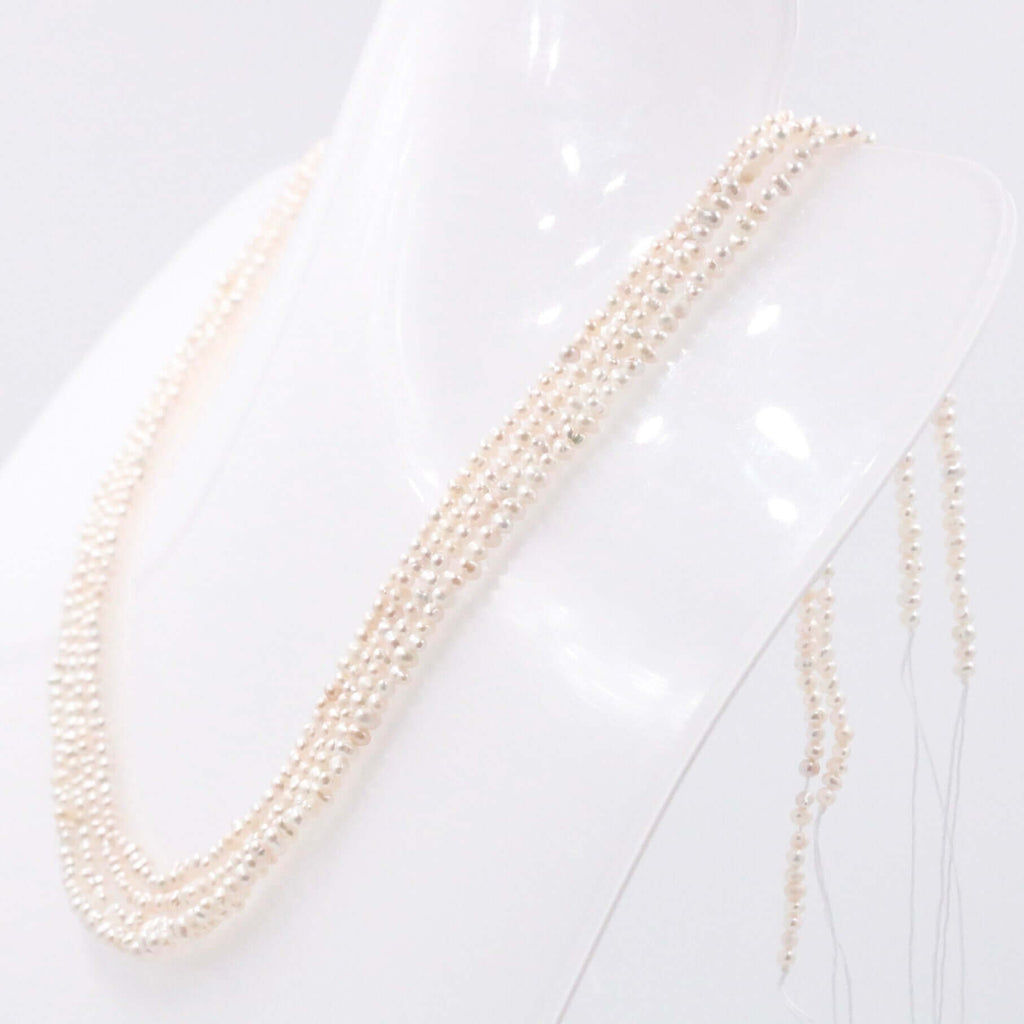 Cultured Pearl Beaded Strand for Handmade Jewelry DIY
