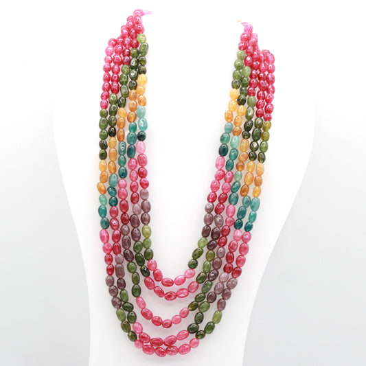 Multi Color Quartz Necklace