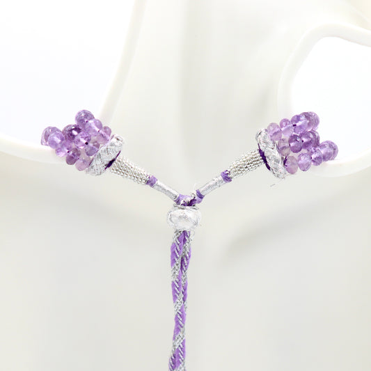 Amethyst Beaded Necklace