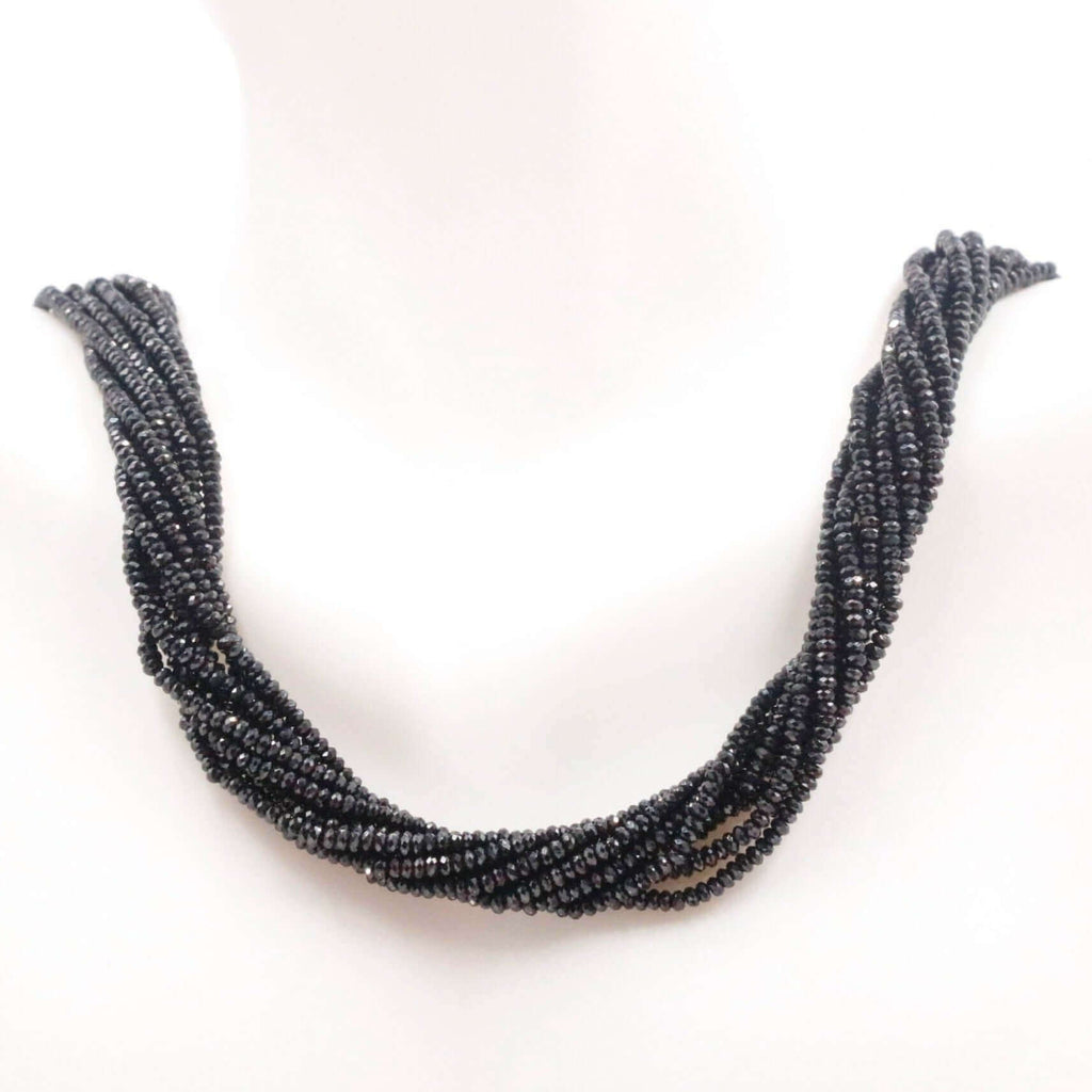 DIY Jewelry Necklace Idea with Black Spinel Crystal