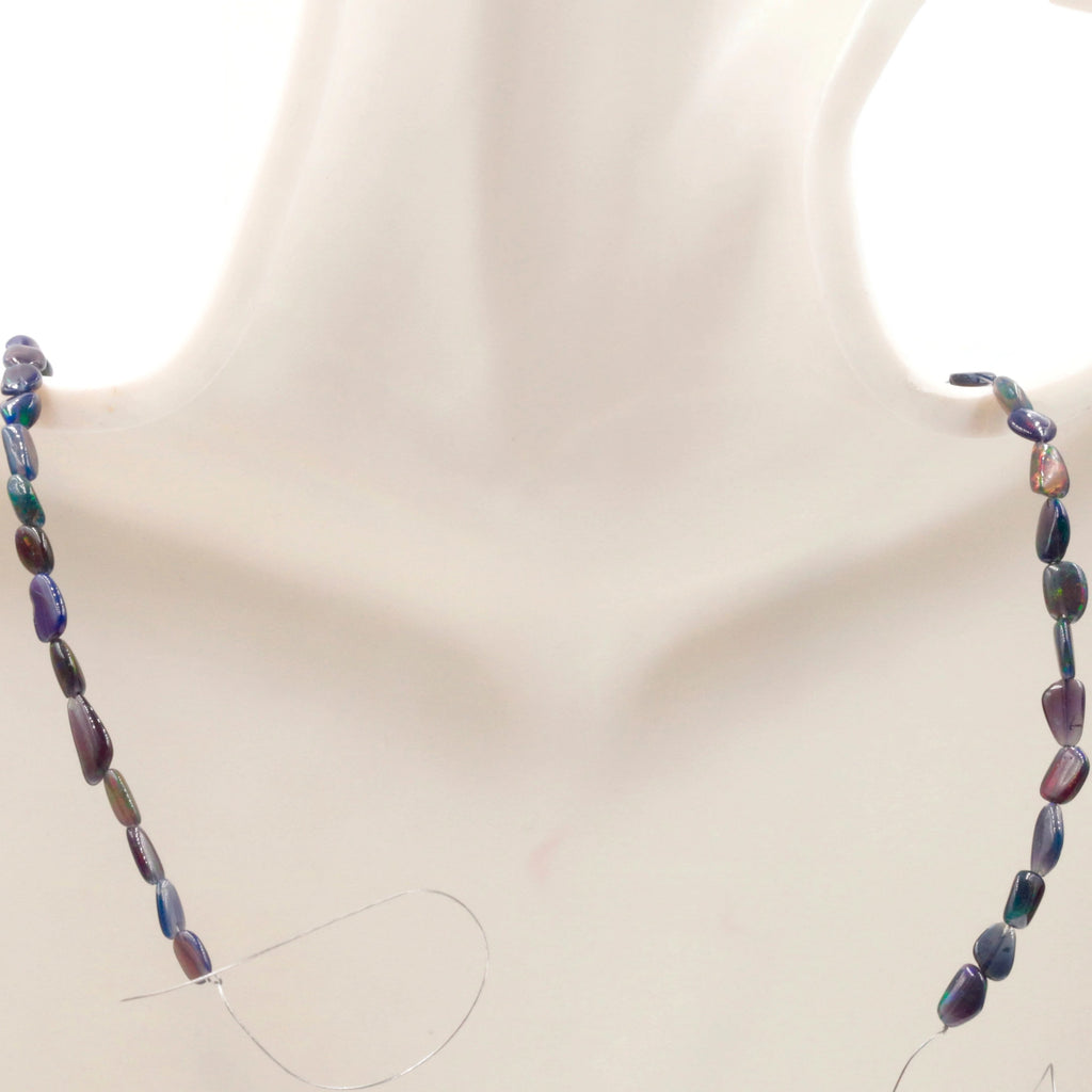 Black Opal Strand necklace