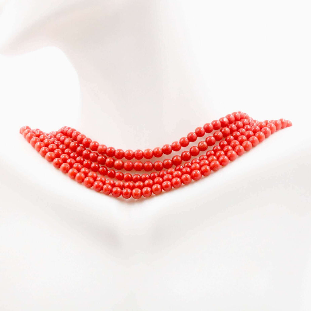 DIY Jewelry Crafting - Natural Italian Red Coral for Necklace Design
