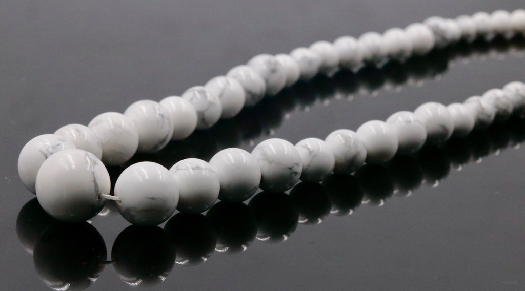 White Round beads necklace