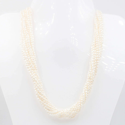 Freshwater Rice Pearl Beaded Strand - Taj Mahal Gems