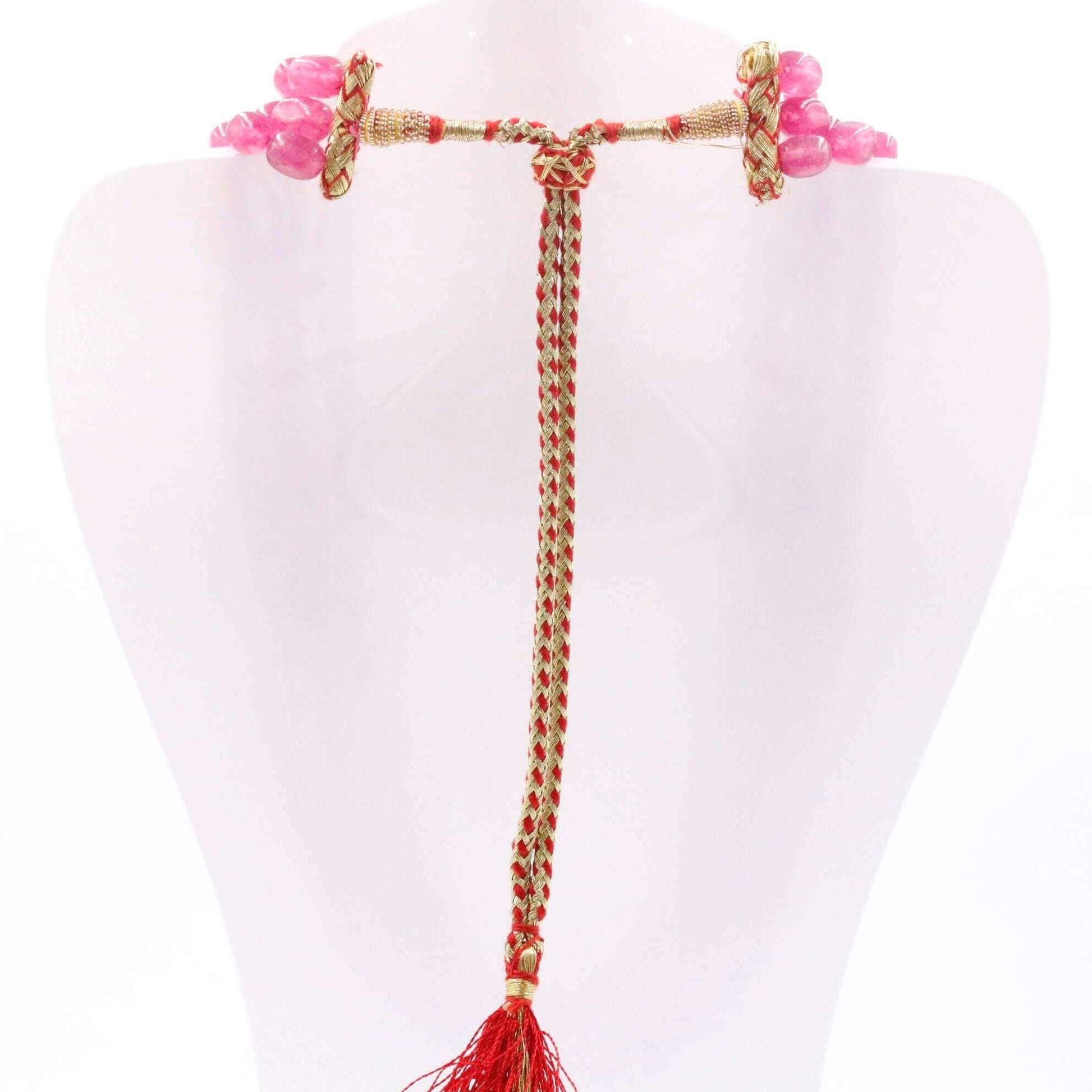 Fuchsia Quartz Necklace - Taj Mahal Gems