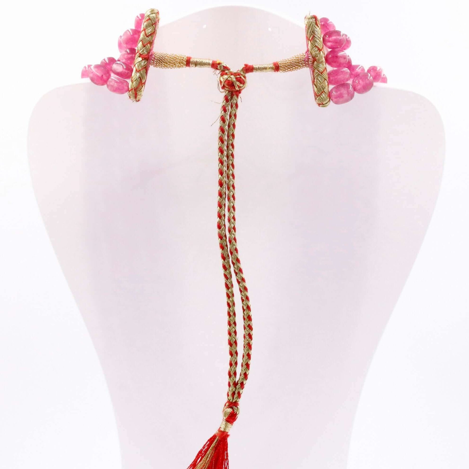Fuchsia Quartz Necklace - Taj Mahal Gems
