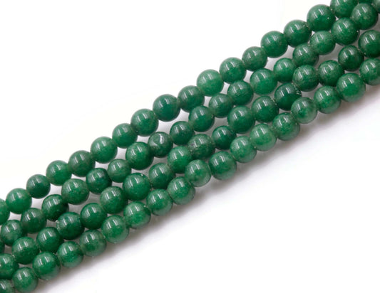Genuine Green Quartz Beads Strand - Taj Mahal Gems
