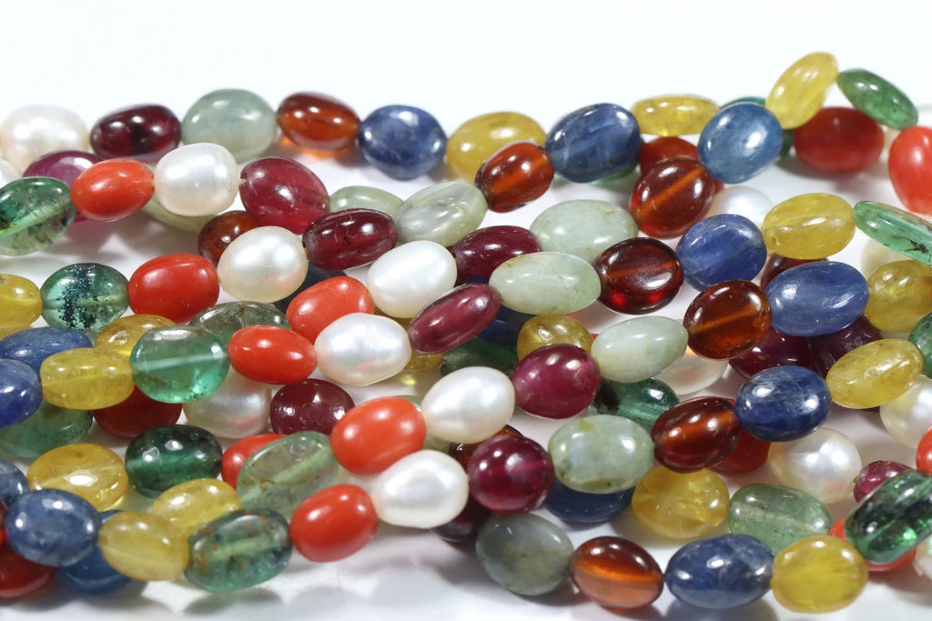 nine gemstones Navaratna Indian jewelry