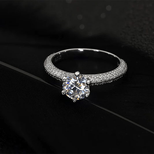 Luxury Halo Jewelems Diamond Ring - Taj Mahal Gems